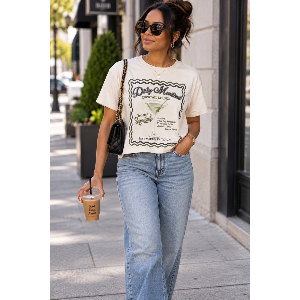 Wildfox Women's Jamie Daily Martini Social Club Tee White Medium